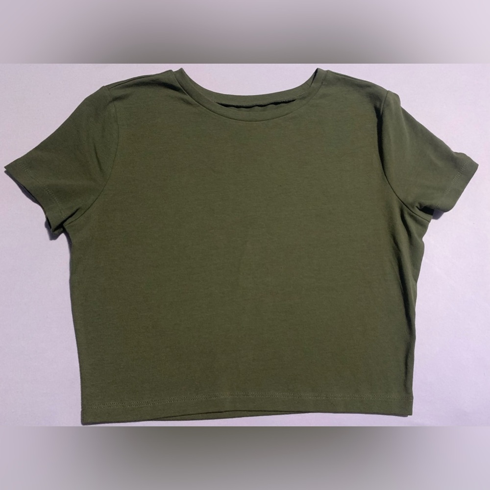 Wild Fable Cropped Shirt.